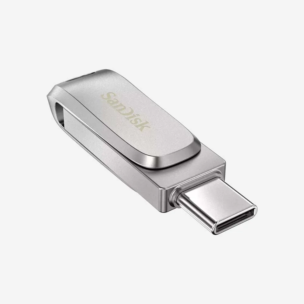 SanDisk Ultra Dual Drive Luxe USB Type-C Flash Drive - 256GB (Silver) (3).webp