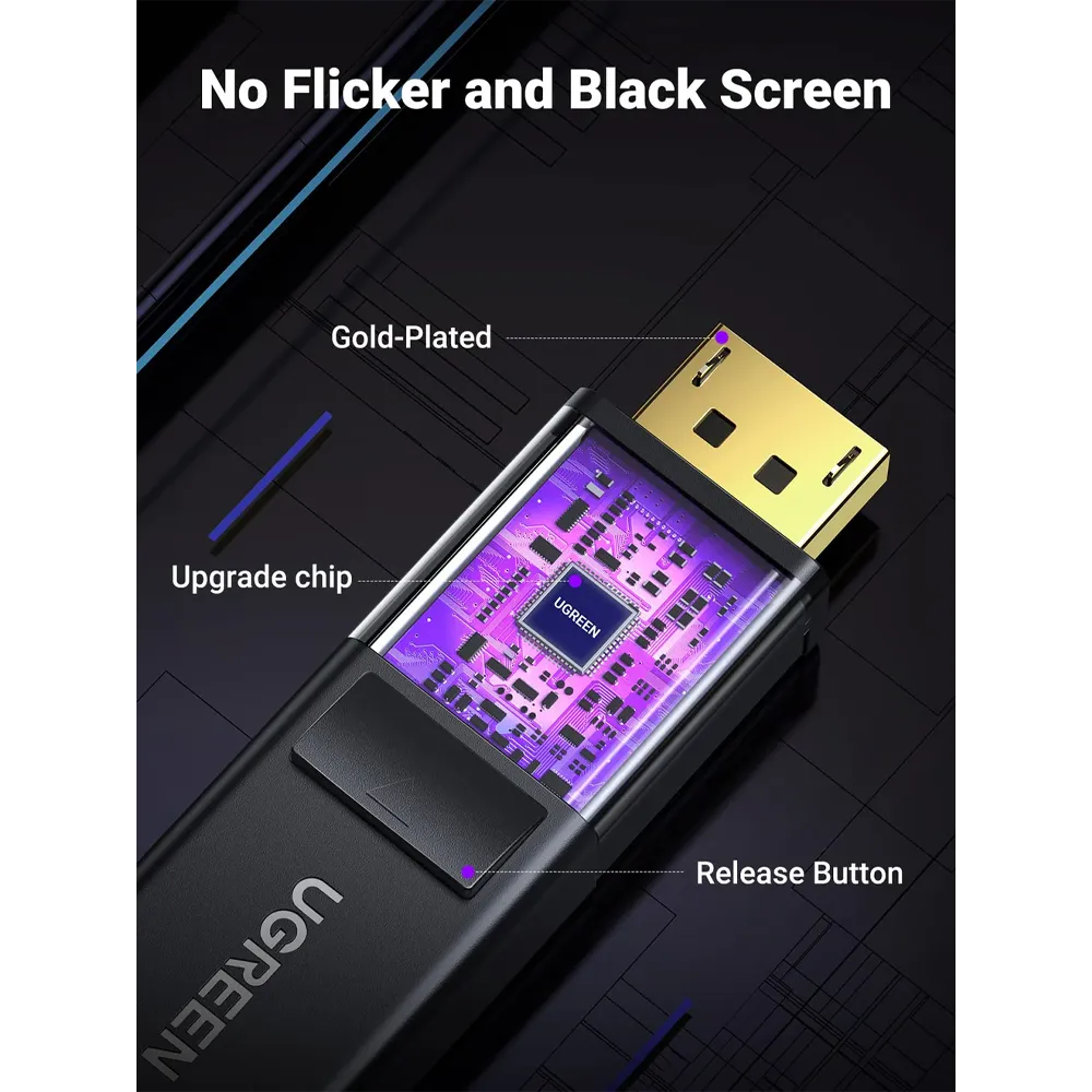 UGREEN DP Male to HDMI Male 4K 30Hz 5m Black (10204)-2.webp