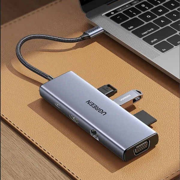 UGREEN-9-in-1-Type-C-Multifunction-Adapter-Type-C-to-3xUSB-A-3.0-HDMI-VGA-RJ45-Gigabit-SDTF-PD-CM498-15600-CM498-Ugreensl-9.webp