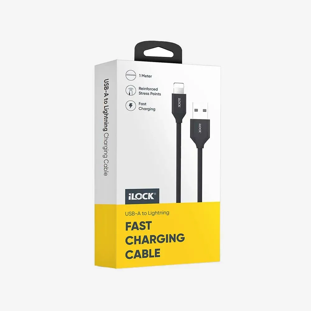 [5088] iLOCK USB-A to iPhone 25W Cable Fast Charging Data Sync 1m.webp