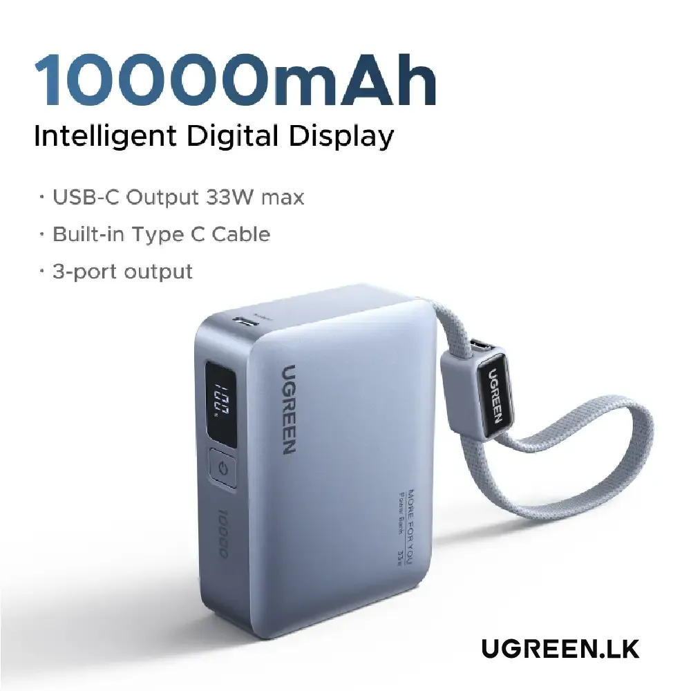 UGREEN-10000mAh-33W-Fast-Charging-Power-Bank-With-Type-C-Cable-75173B-PB584-Ugreen-Sri-lanka-ugreen.lk_2.webp