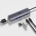 Rapoo XD51 USB-C 5 in 1 Multifunction Docking Station Silver Grey.webp