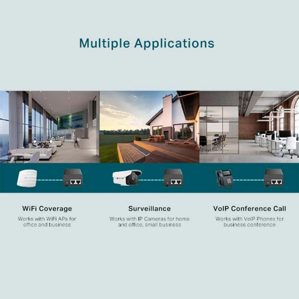 TP-Link Adaptor POE  TL-POE160S Injector Gigabit PoE+ Ethernet-1.webp