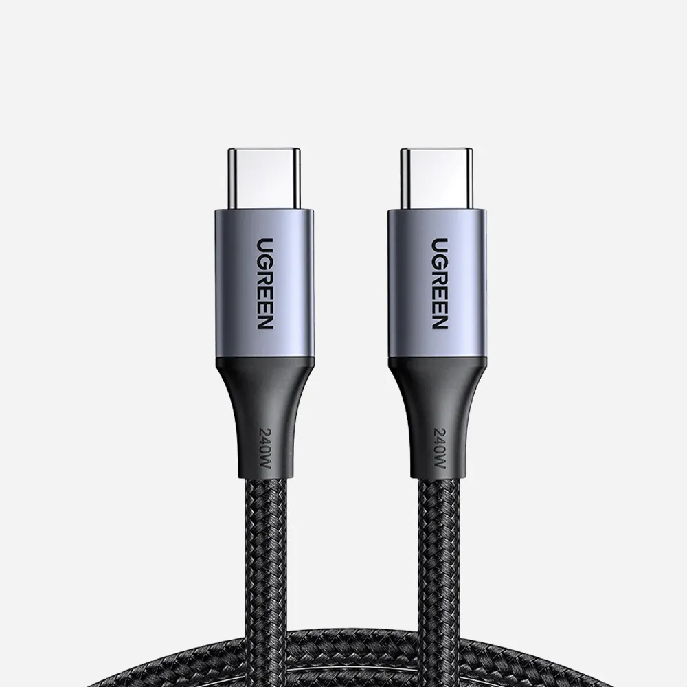 [80150] UGREEN 80150 240W 1m USB-C to USB-C Cable Black