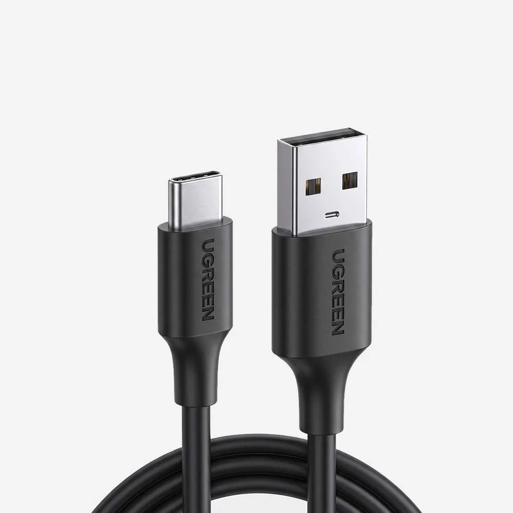 [60116] UGREEN 60116 US287 1m USB-A to USB-C Cable Black