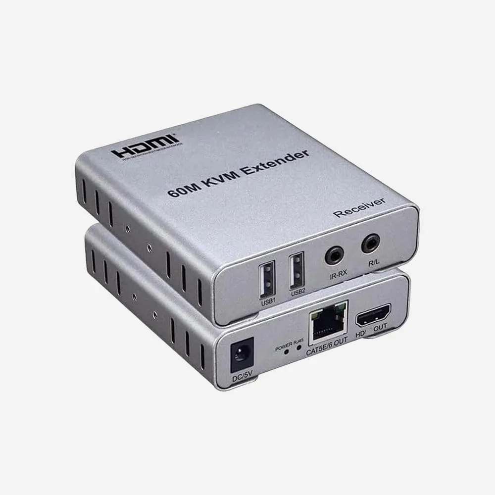 HDTV Extender 60M KVM Audio IR USB Keyboard & Mouse Support