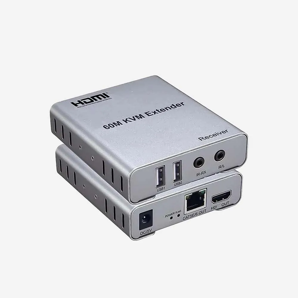 [HDTV Extender 60M] HDTV Extender 60M KVM Audio IR USB Keyboard & Mouse Support