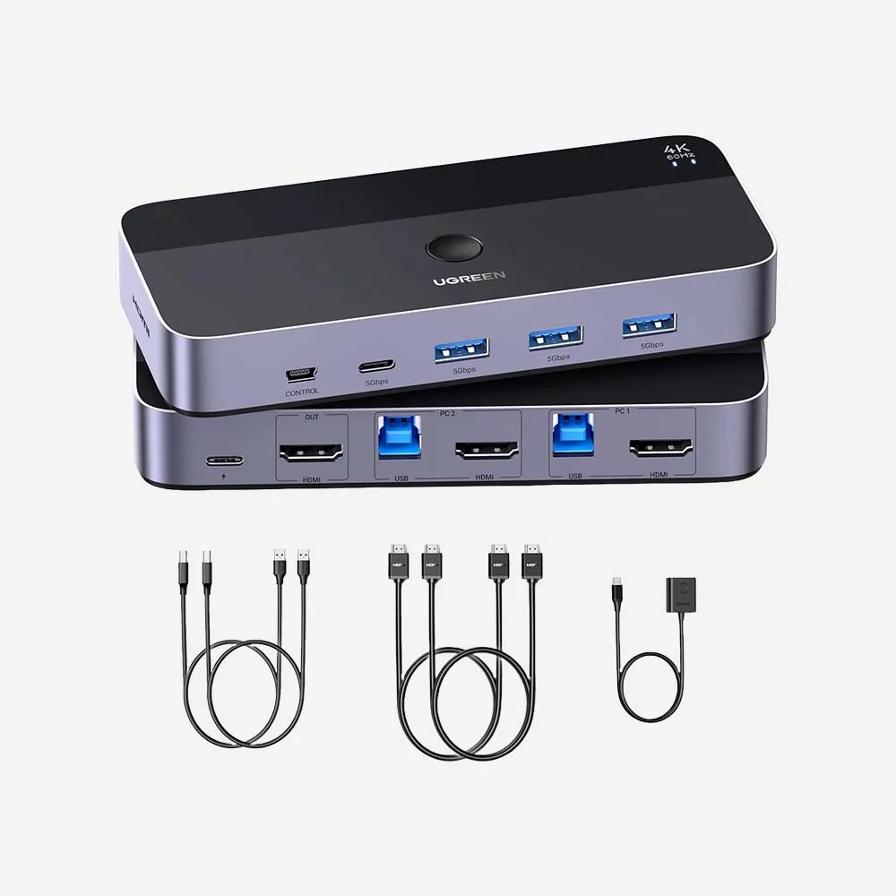 [25961] UGREEN HDMI KVM Switch 2in1Out-25961