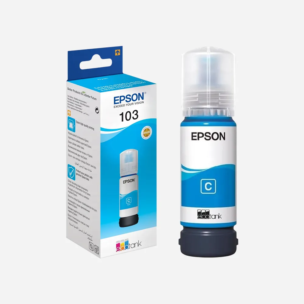 EPSON 103 EcoTank Cyan ink bottle (65 ml)
