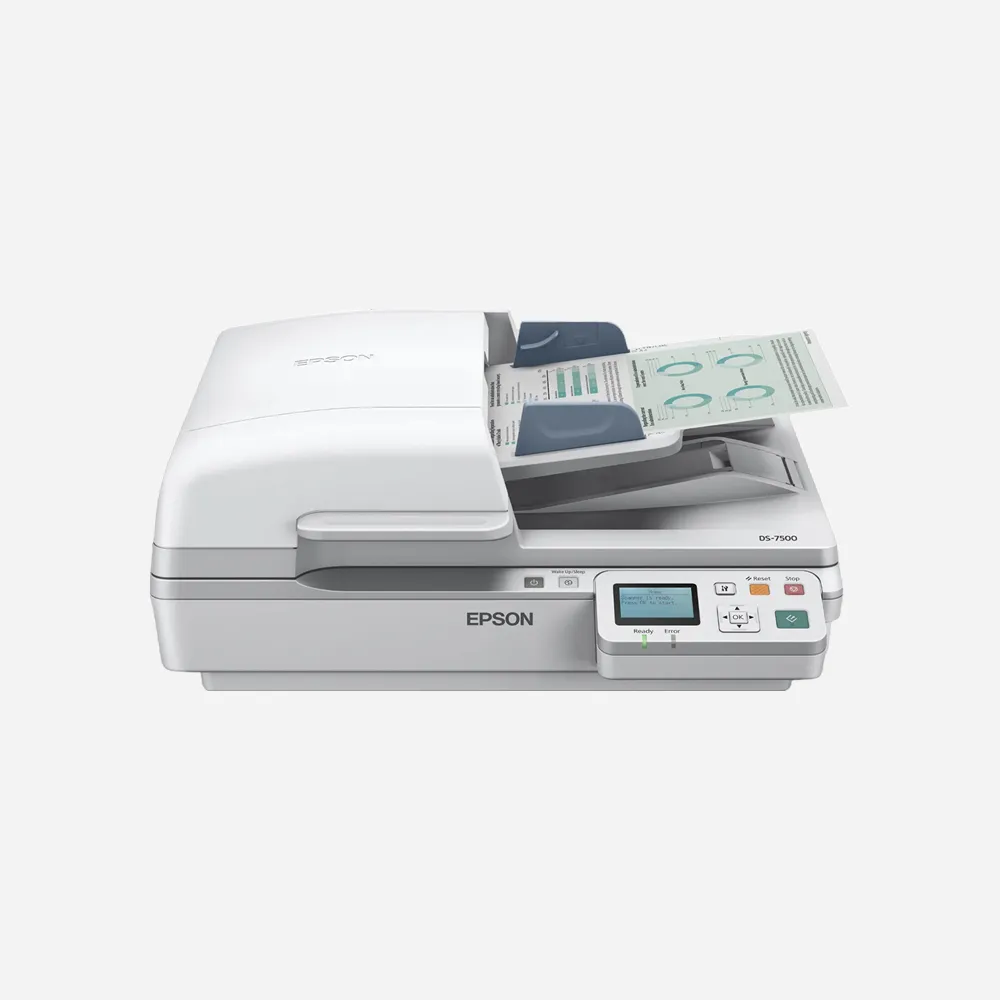 [B11B205231BT] Epson WorkForce DS-6500N Network Duplex ADF Document Scanner – High-Speed Workgroup Office Scanner