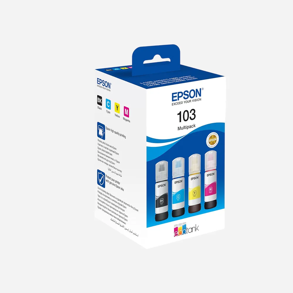 Epson 103 ECOTANK 4 Color Ink Multipack