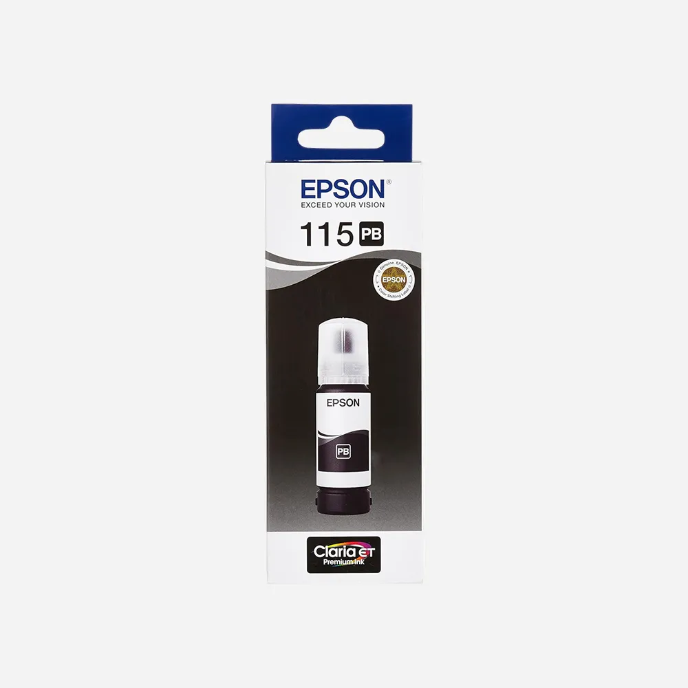 [C13T07D14A] EPSON 115 EcoTank Photo Black ink bottle (70 ML)