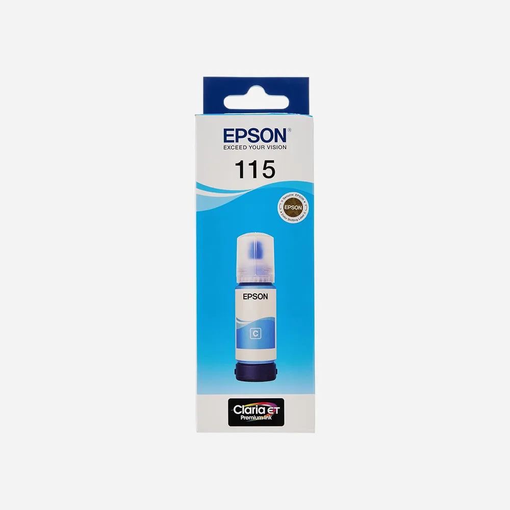 [C13T07D24A] EPSON 115 EcoTank Pigment Cyan ink bottle (70 ML)