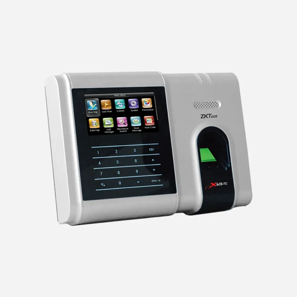 ZKTeco X628-TC Biometric Fingerprint Reader – Time Attendance & Access Control Terminal