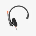 Meetion HP002U Single Headset Noise Cancelling Mic USB 1.8m Black