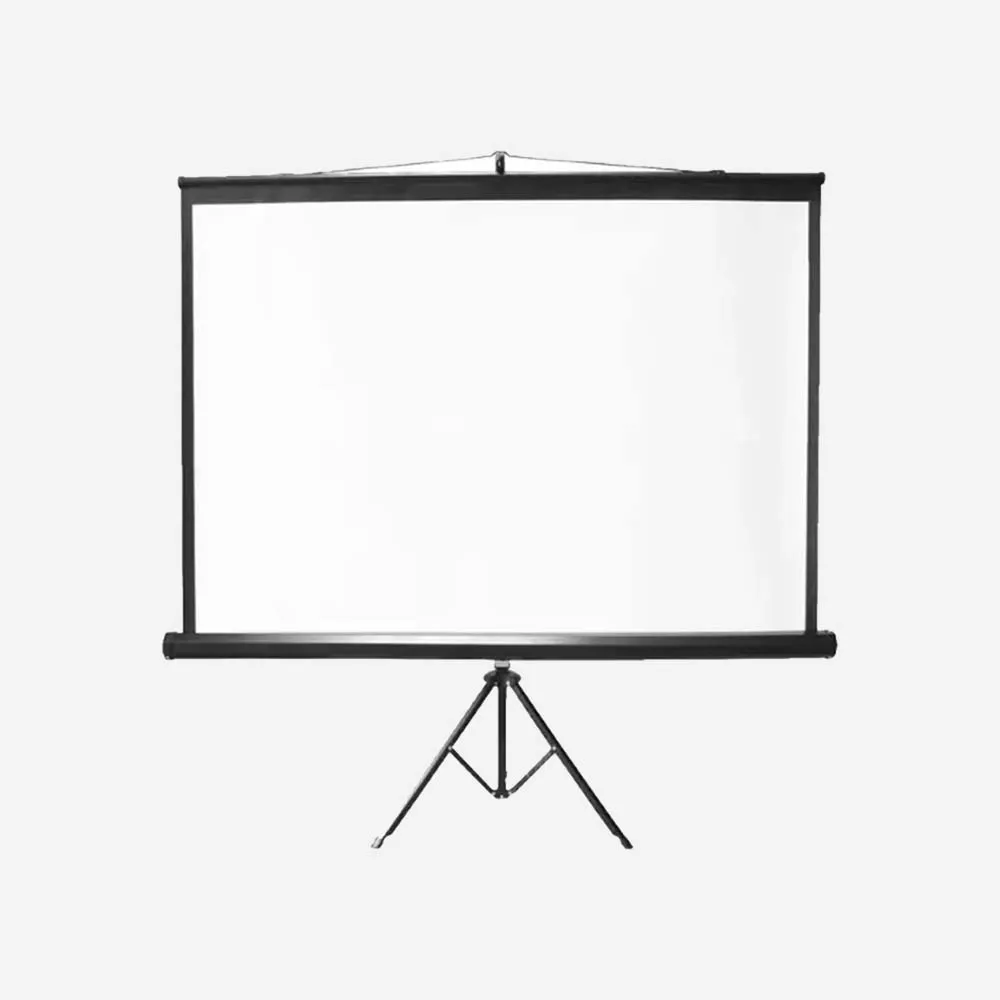 Manual Projector Screen 213x213cm+Tripod