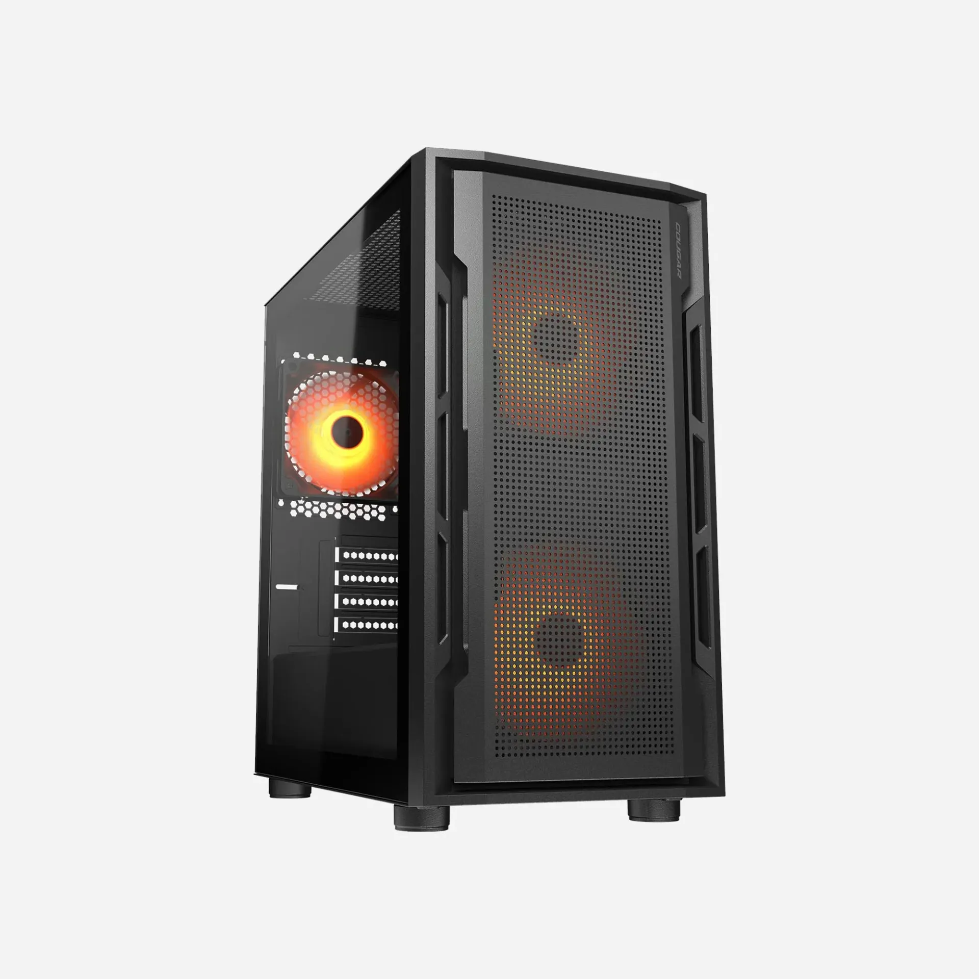 [3855C90.0003] Cougar Uniface RGB Mini Tower Gaming PC Case