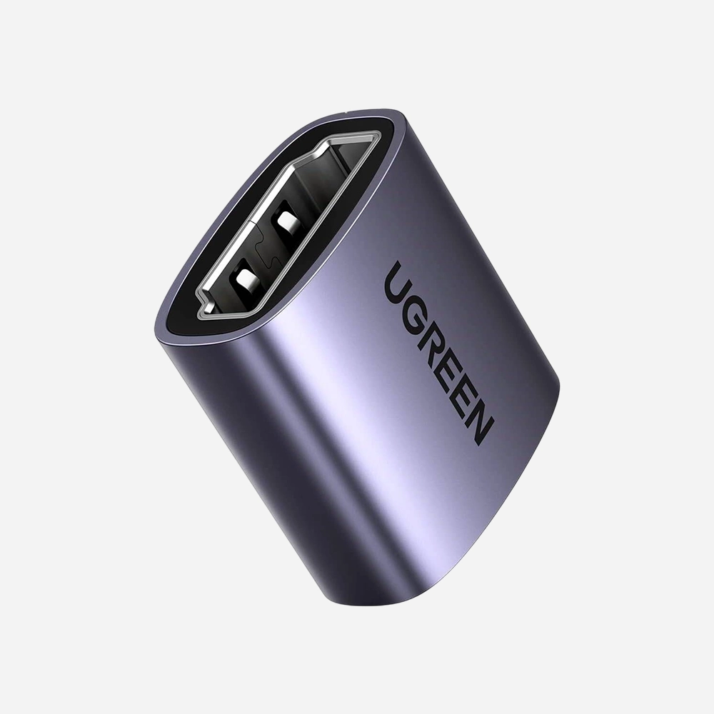 [90592] UGREEN 90592 8K HDMI Female to Female Extension Coupler Adapter Gray