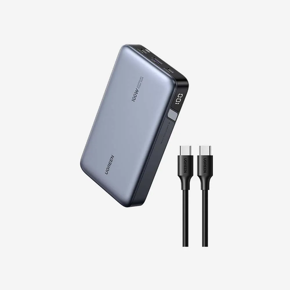 [25188] UGREEN PB720 20000mAh Two-Way Fast Charging Power Bank Gray-25188