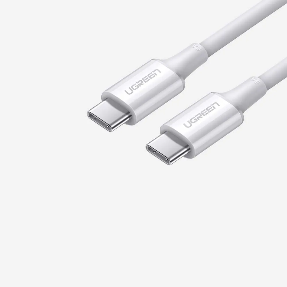 [60552] UGREEN 60552 USB-C to USB-C 100W PD Fast Charging Cable 2m White