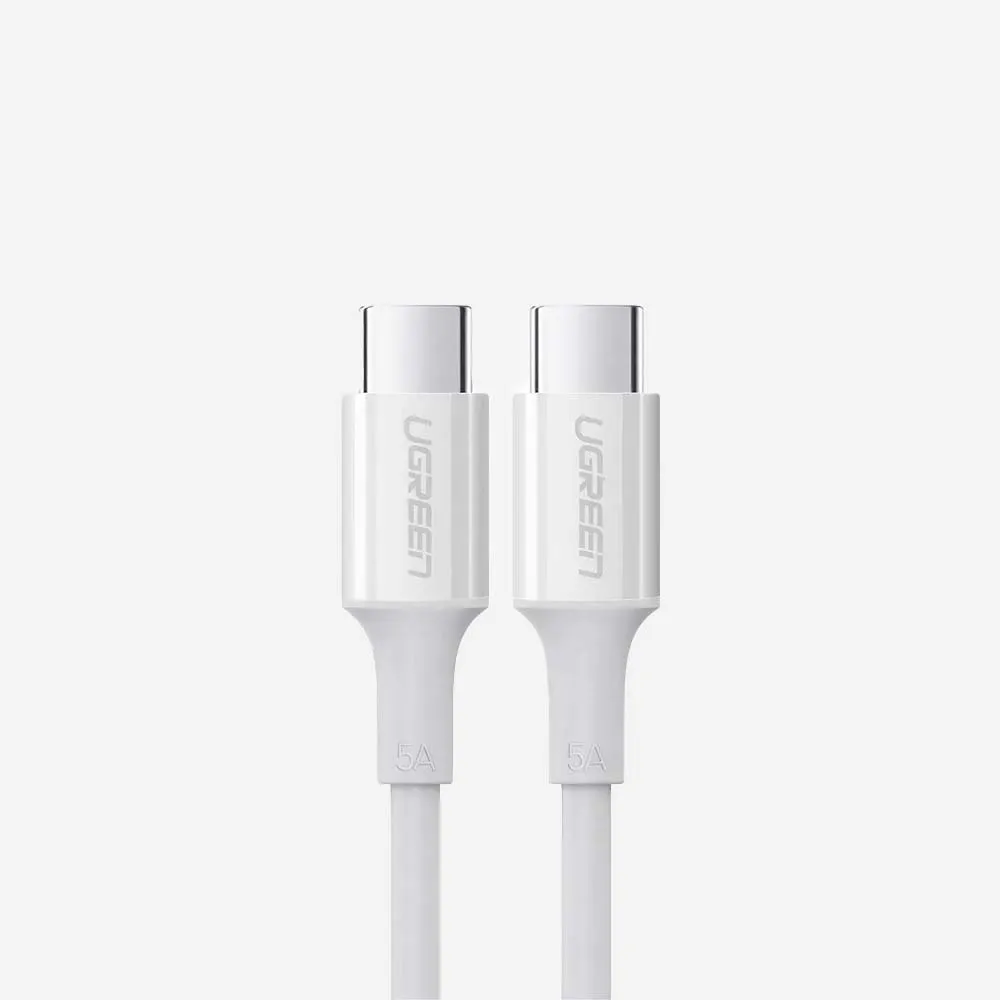 [60552] UGREEN 60552 USB-C to USB-C 100W PD Fast Charging Cable 2m White