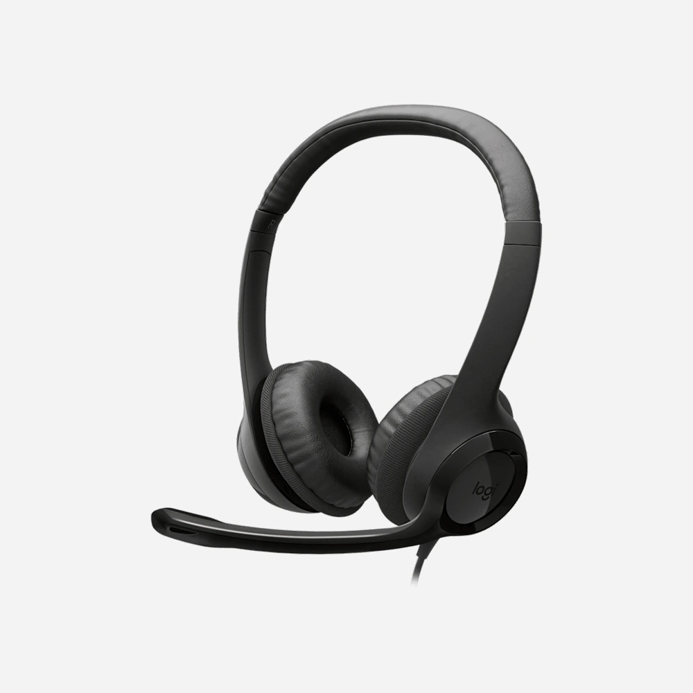 [981-001576] Logitech H390 USB-C Wired Headset Black 981-001576