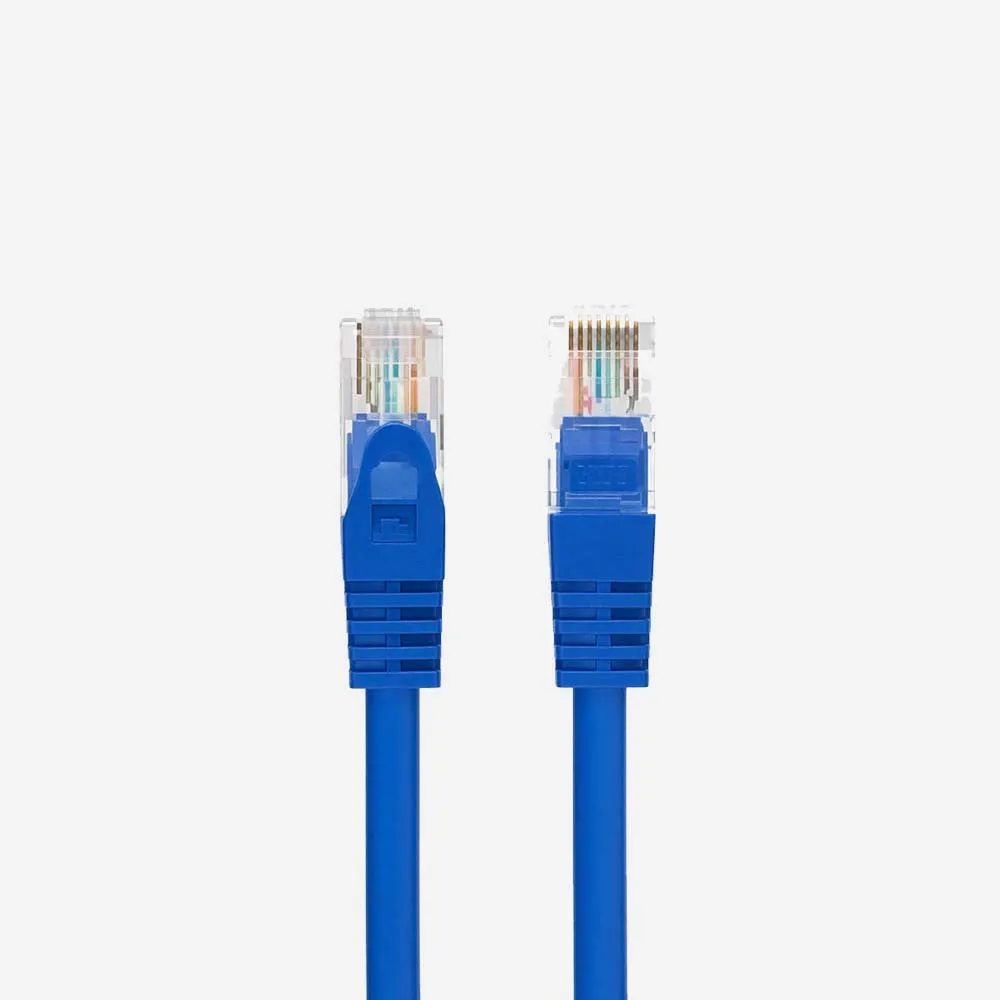ProLink UNSHIELDED CAT6A PATCH CORD W/ T568B WIRING 0.5M LSZH Blue