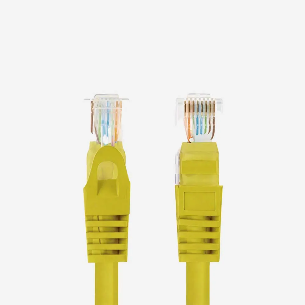 ProLink UNSHIELDED CAT6A PATCH CORD W/ T568B WIRING, 3M, LSZH Yellow
