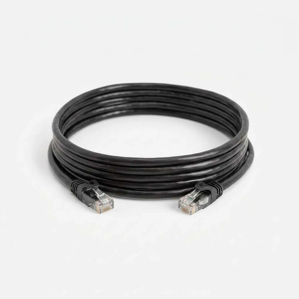 ProLink SHIELDED CAT6A S/FTP PATCH CORD W/ T568B WIRING 10M LSZH Black