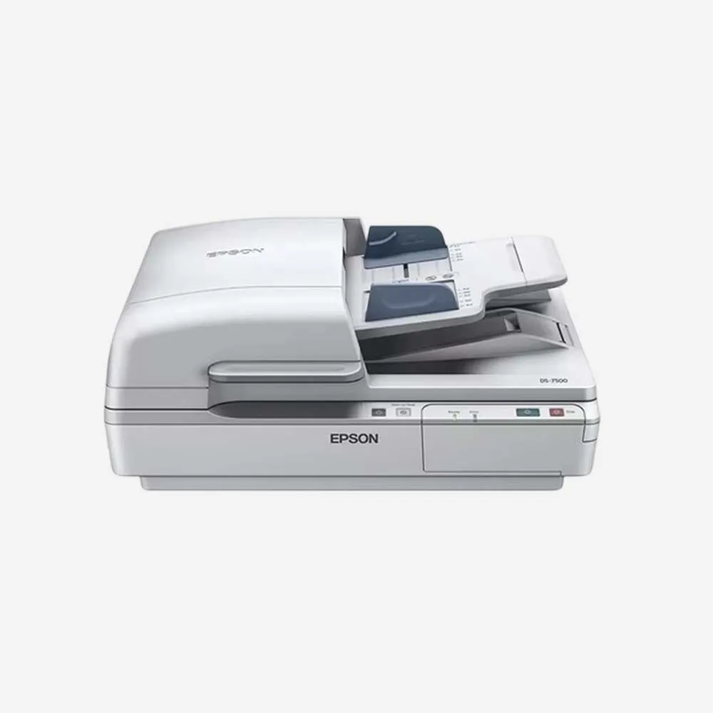 [B11B205331] Epson WorkForce DS-7500 Duplex Document Scanner with ADF – High-Speed Departmental Office Scanner