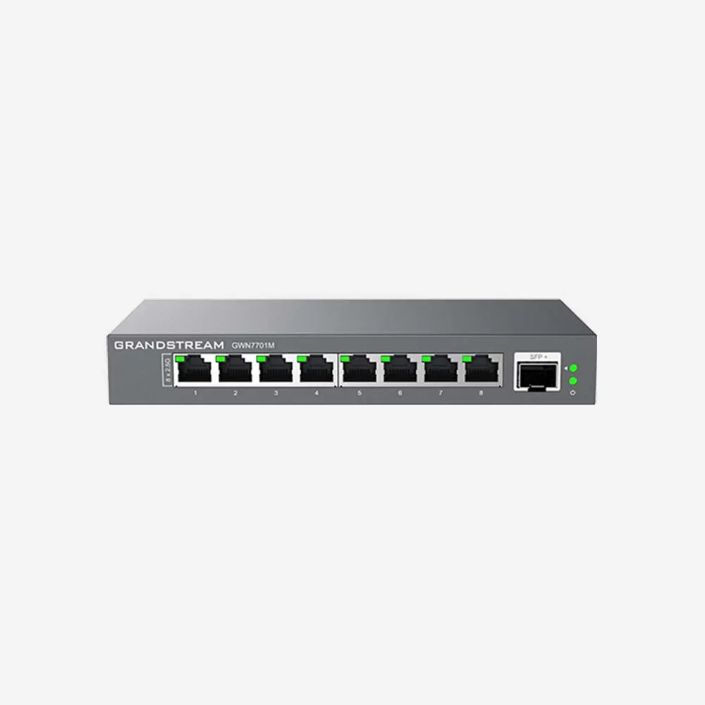 Grandstream GWN7701M Unmanaged 2.5G Multi-Gigabit Network Switch