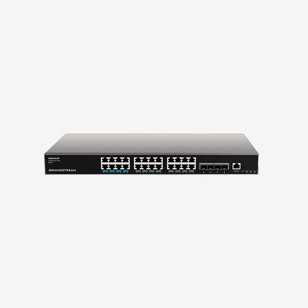 Grandstream GWN7813P 24-Ports Layer 3 Managed Network Switch