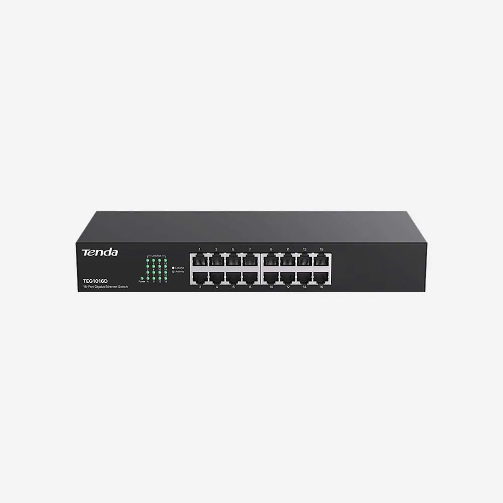 [TEG1016D] TENDA TEG1016D Unmanaged Network Switches (Non-PoE)
