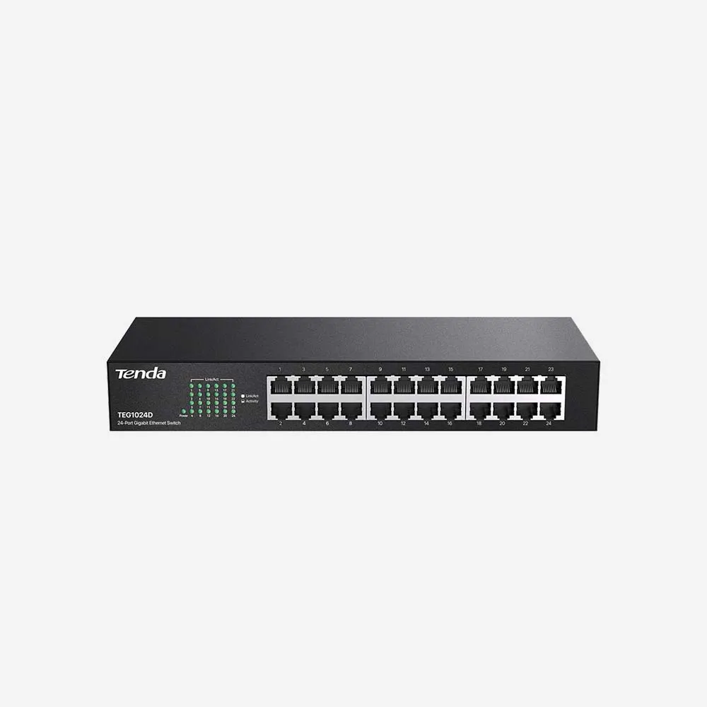 [TEG1024D] TENDA TEG1024D Unmanaged Network Switches (Non-PoE)