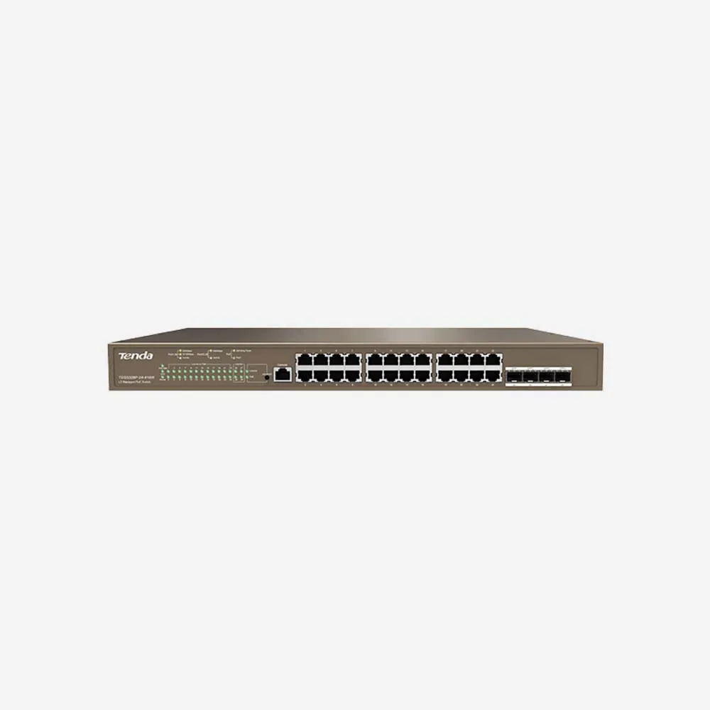 Tenda TEG5328P-24-410WManaged Gigabit PoE+ Switches