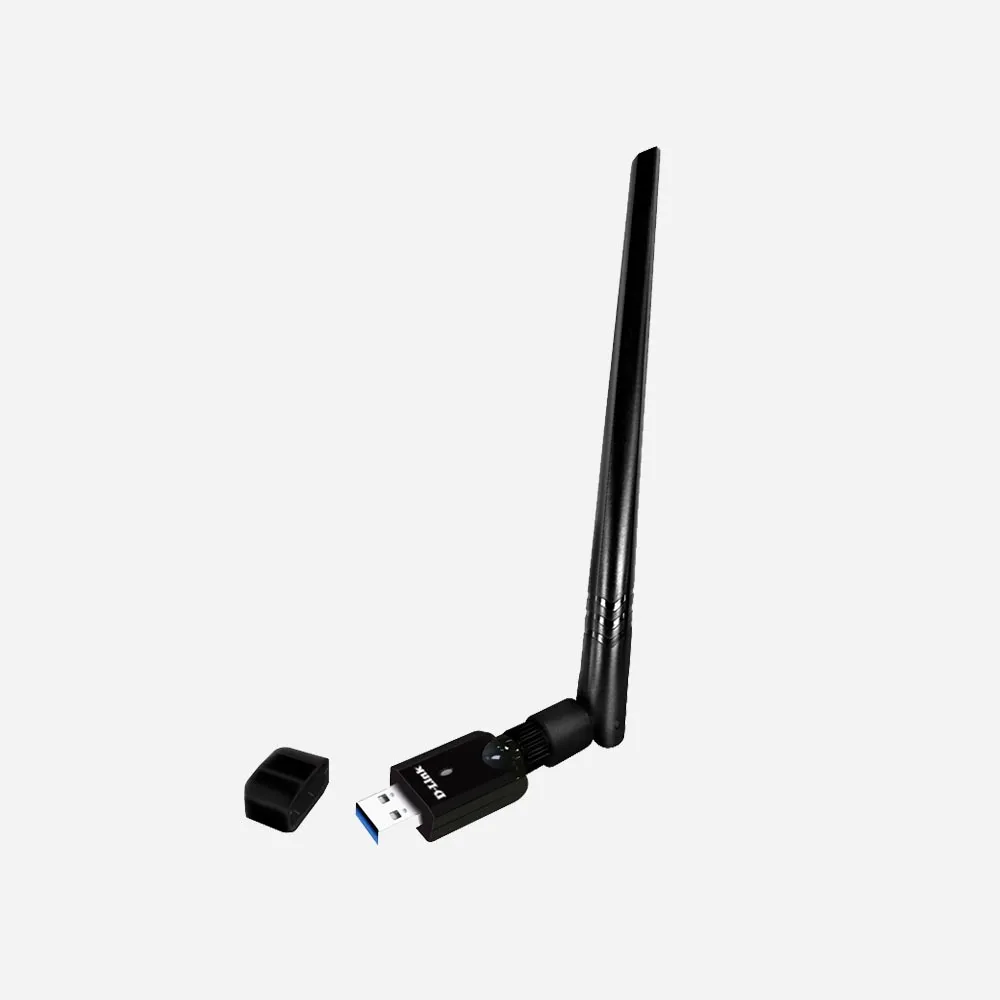 D-LINK DWA-185/DSNA Wireless AC1300 MU-MIMO Dual Band (IEEE 802.11a/b/g/n/ac) USB 3.0 Adapter with external detachable 5dBi antenna