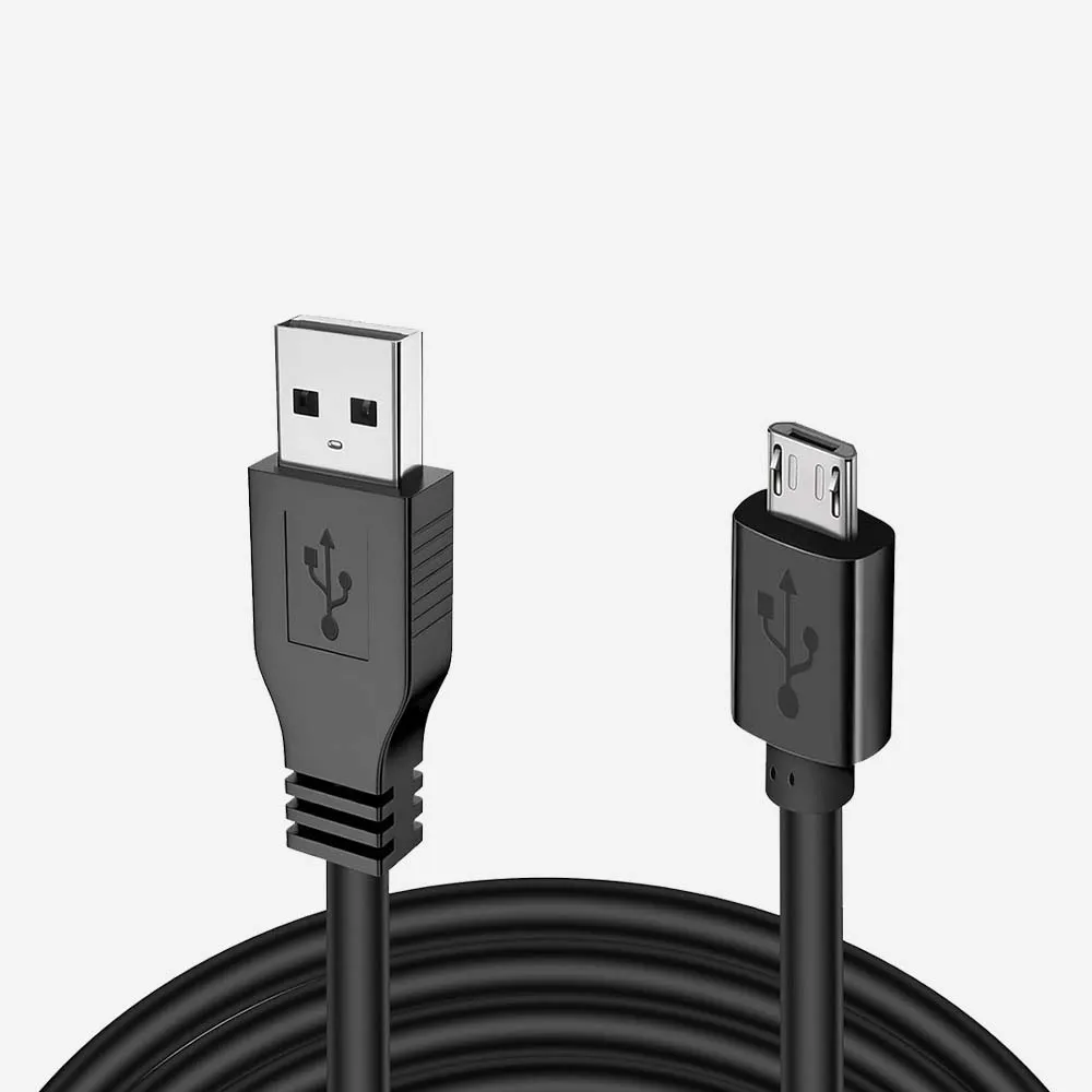 Cable Micro USB Male to USB Type-A Male Black