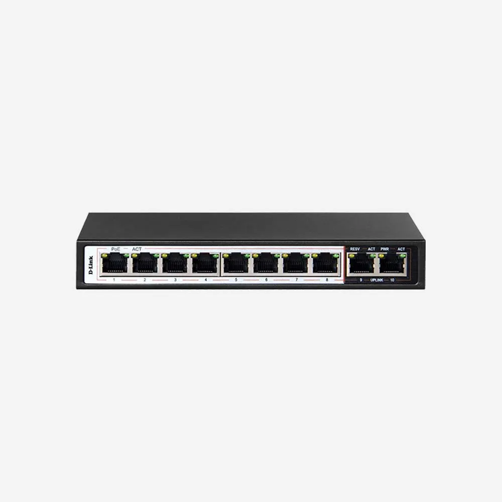 D-Link DES-F1010P-E SWITCH 10PORT POE
