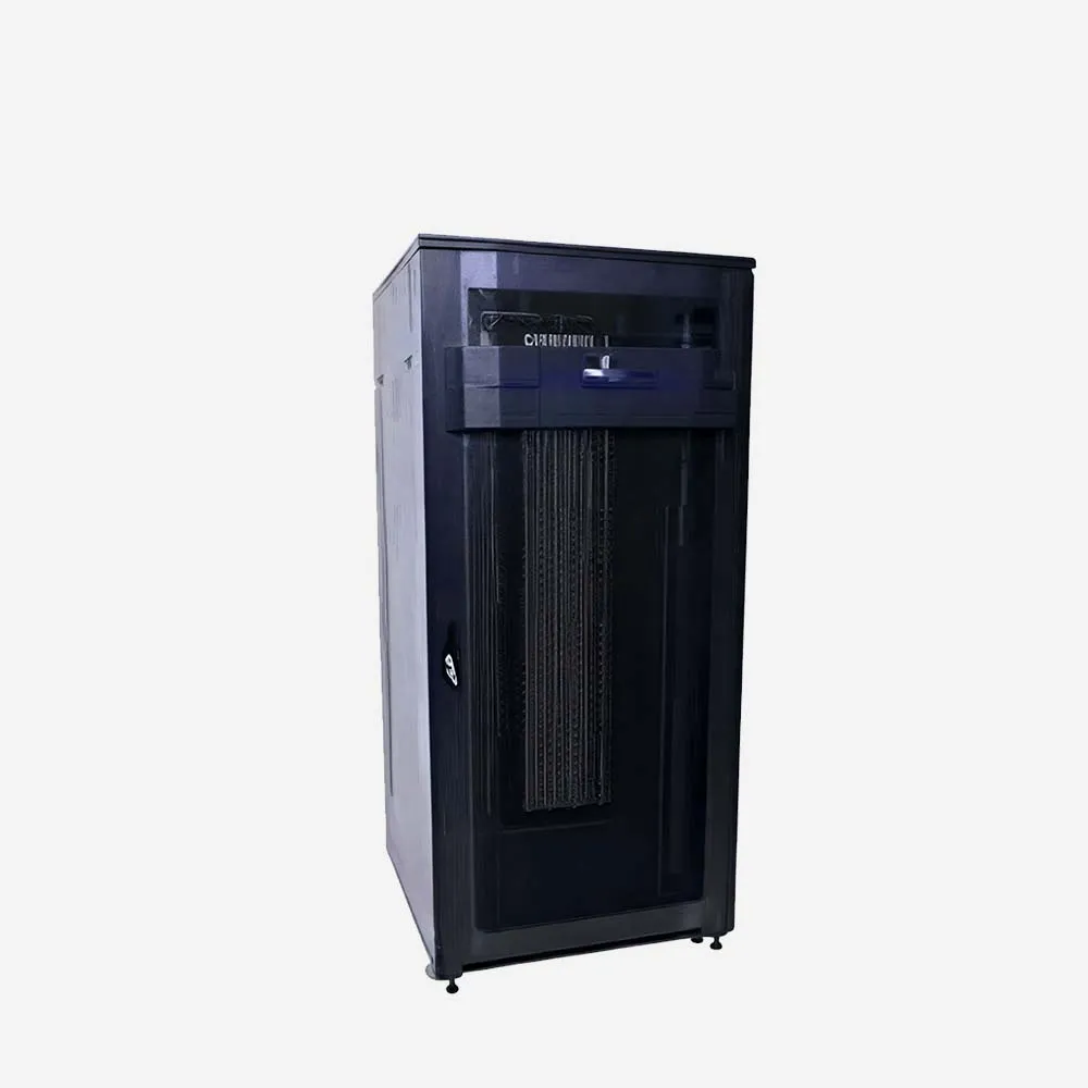 ProRack 18U 600*1000 Standing network rack with vented door, 4 fan, 1 shelf and 1 PDU 8 outlet