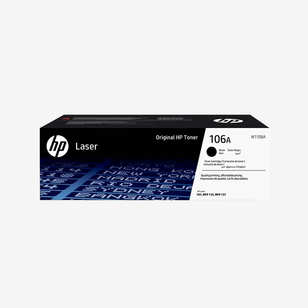 HP 106A Black Original Laser Toner Cartridge