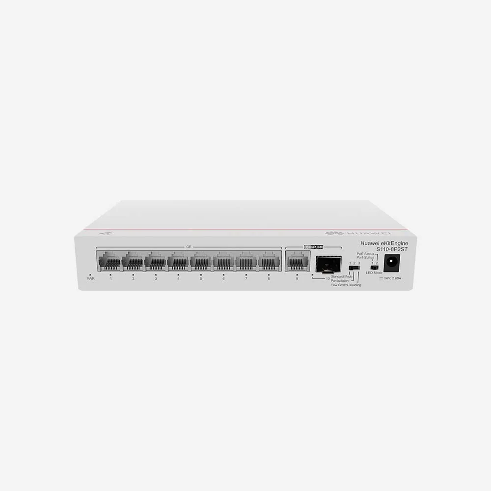 Huawei eKitEngine S110-8T2ST 8 Ports Unmanaged Switches