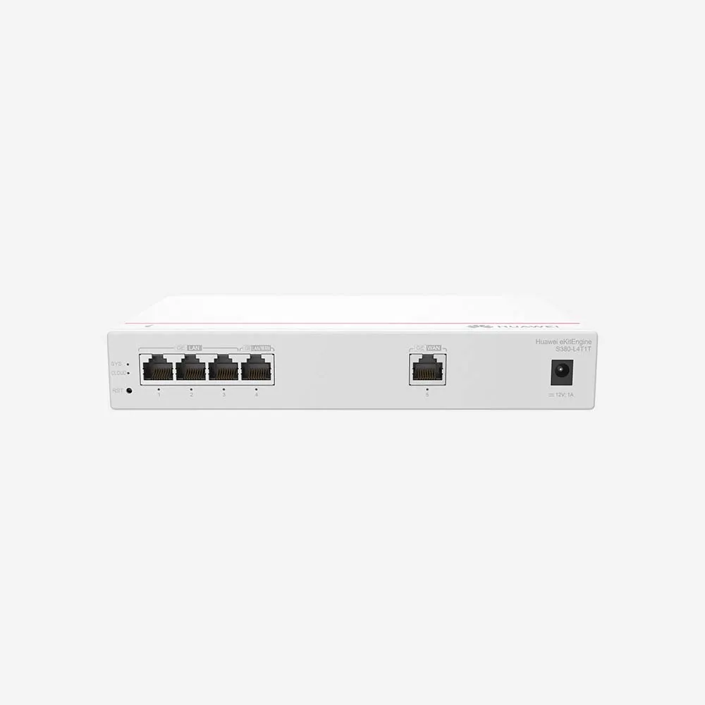 [98012177] Huawei eKitEngine S380-L4T1T 1GE WAN 4GE LAN Multi-Service Gateway