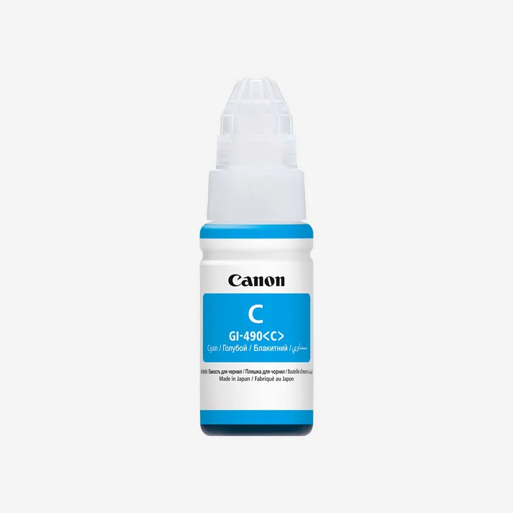 Premium Refill Ink Bottle GI490 70ml Canon Cyan
