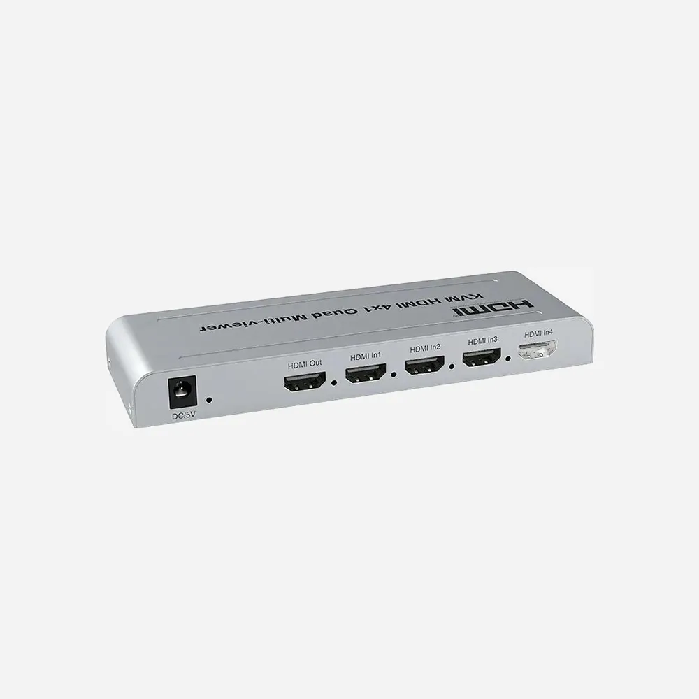 KVM HDMI 4x1 Quad Multi Viewer 4-in-1 Out Vedio
