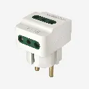 iLOCK 3 Outlet Wall Joint 3500W White
