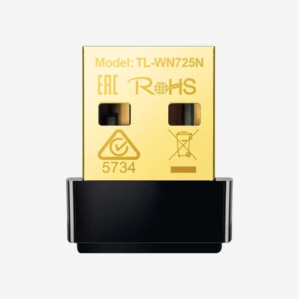 TP-Link TL-WN725N 150Mbps Nano Wi-Fi USB Adapter