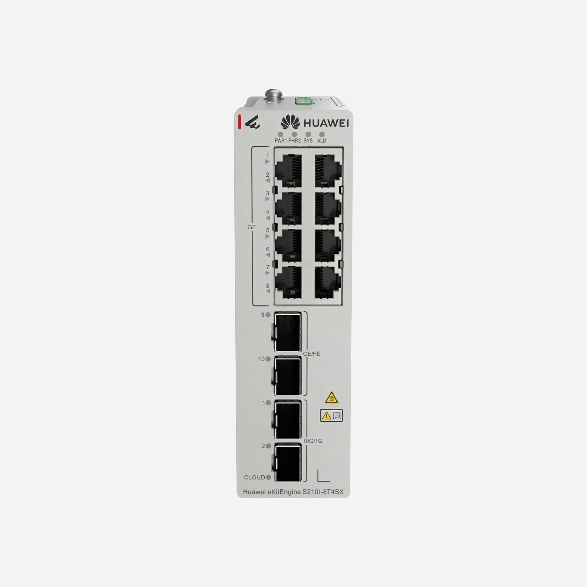 Huawei S210I-8T4SX Industrial Switch | 8GE + 2SFP + 2×10GE Uplink