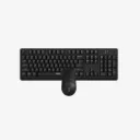Rapoo X1500 Wireless Keyboard Mouse Combo Arabic Black