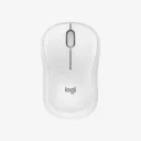 Logitech M240 Silent Wireless Bluetooth Mouse – Compact Portable, Quiet Click White (910-007120)