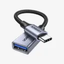 UGREEN 70889 USB-C to USB-A Adapter, USB 3.0, 5Gbps OTG – Gray